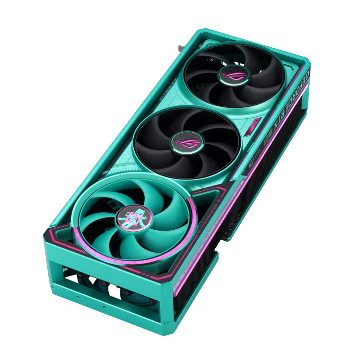 ASUS ROG Astral RTX 5080 HATSUNE MIKU OC Edition ürün görseli 3
