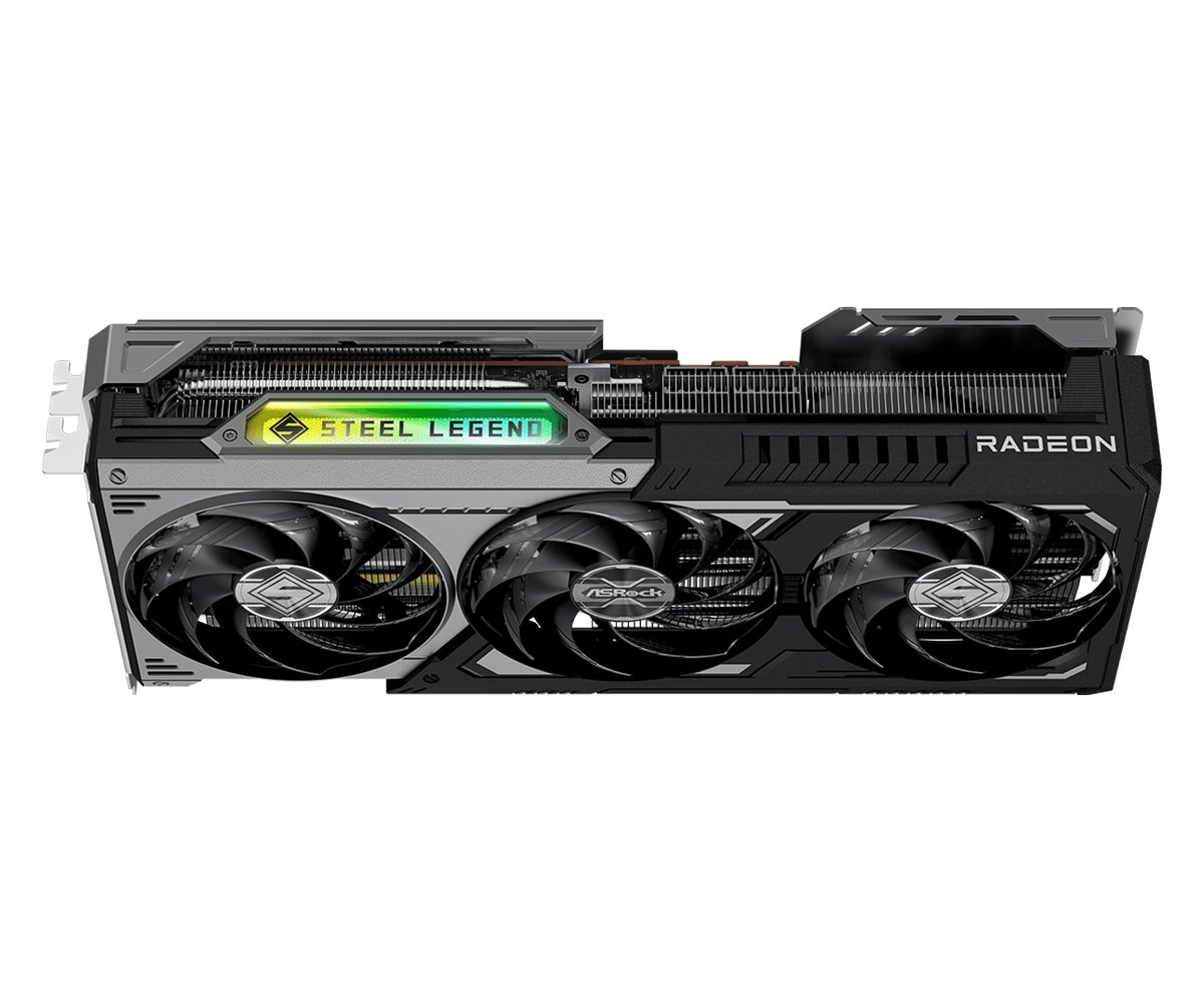 ASRock RX 9070 GRE Steel Legend Dark OC product image 2