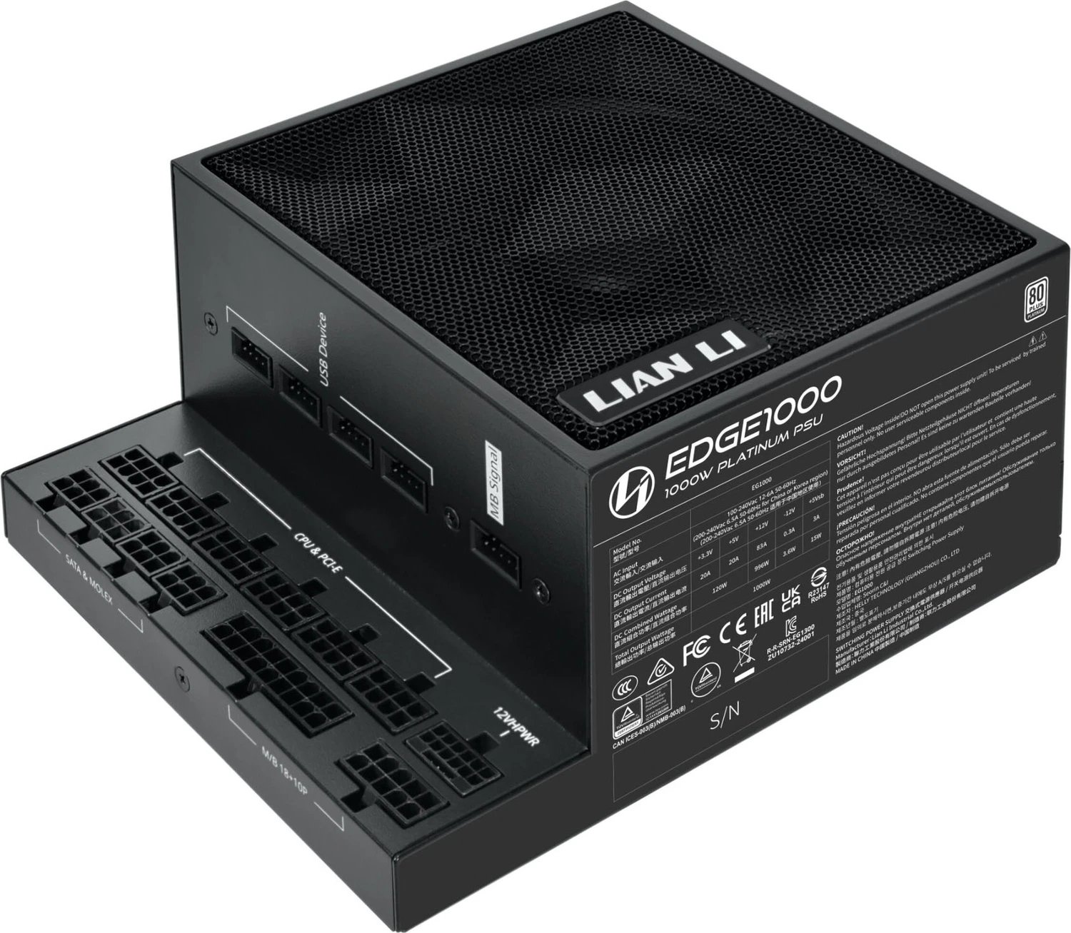 Lian Li EDGE Platinum 1000 ürün görseli