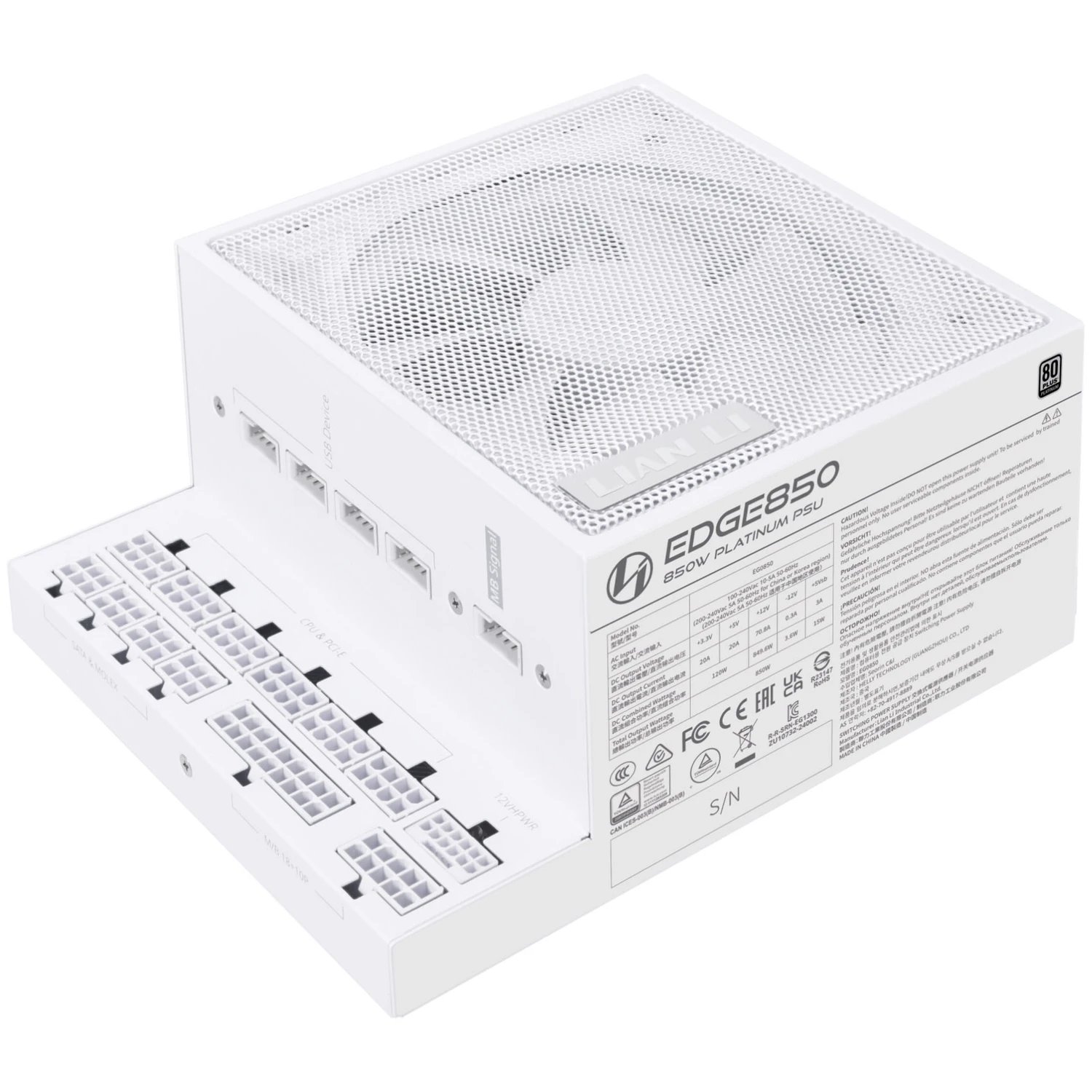 Lian Li EDGE Platinum 850 product image