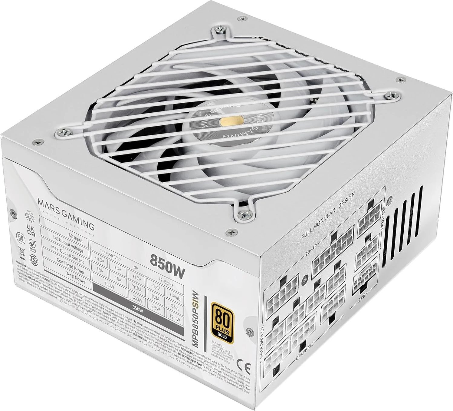Mars Gaming MPB850PSIW product image