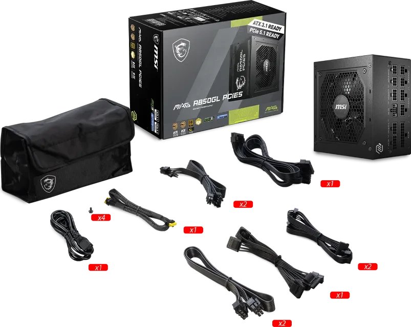 MSI MAG A850GL product image 2