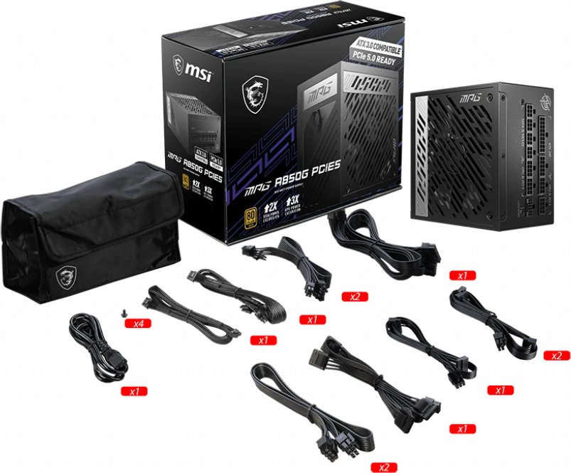 MSI MPG A850G ürün görseli 2