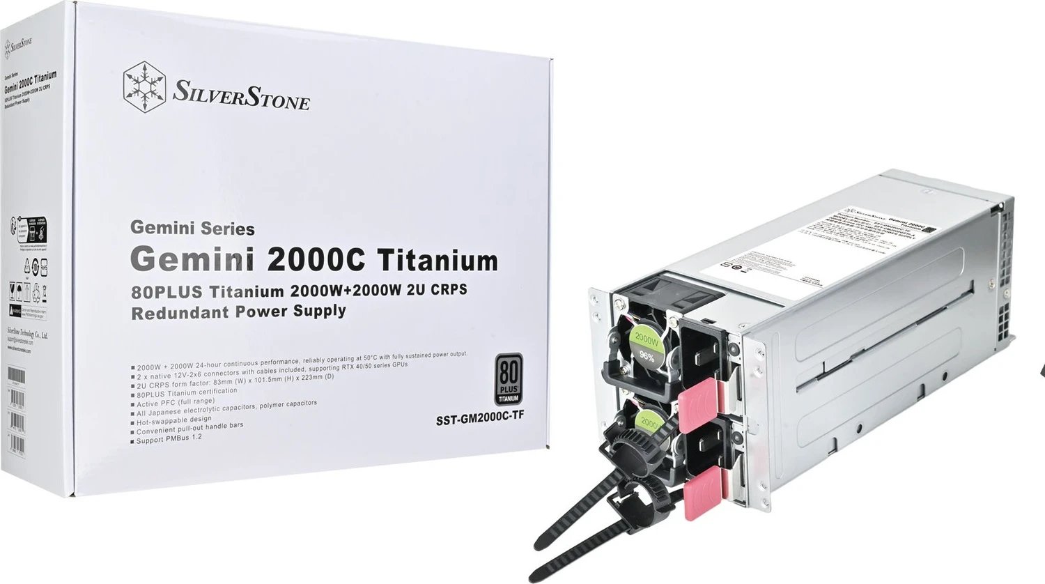 SilverStone Gemini 2000C Titanium ürün görseli 2