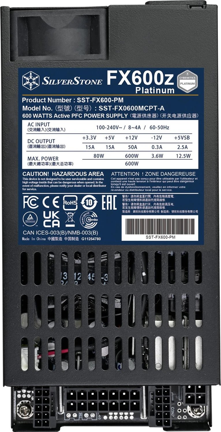 SilverStone FX600z Platinum ürün görseli 2