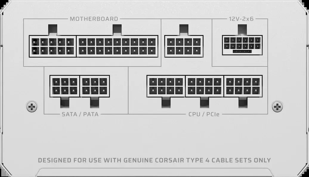 Corsair RMe Series (3rd Gen) ThermalProtect RM1000e ürün görseli 2