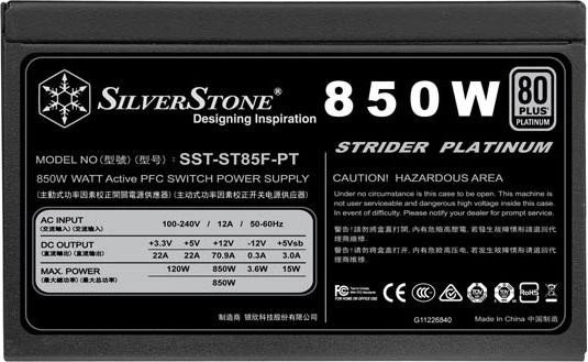 SilverStone Strider Platinum PT Series ürün görseli 2