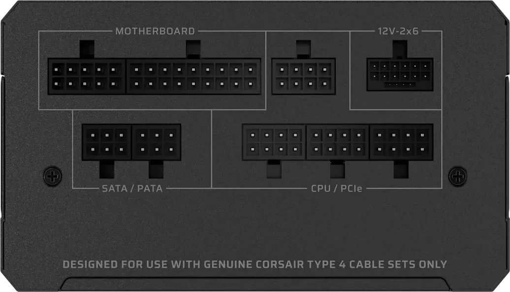 Corsair RMe Series (3rd Gen) ThermalProtect RM1000e ürün görseli 2