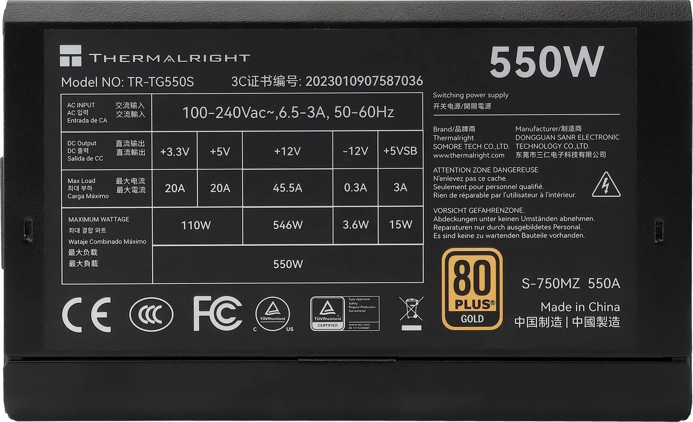 Thermalright TG-550S ürün görseli 2