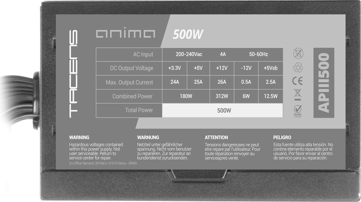 Tacens Anima APIII500 product image 2