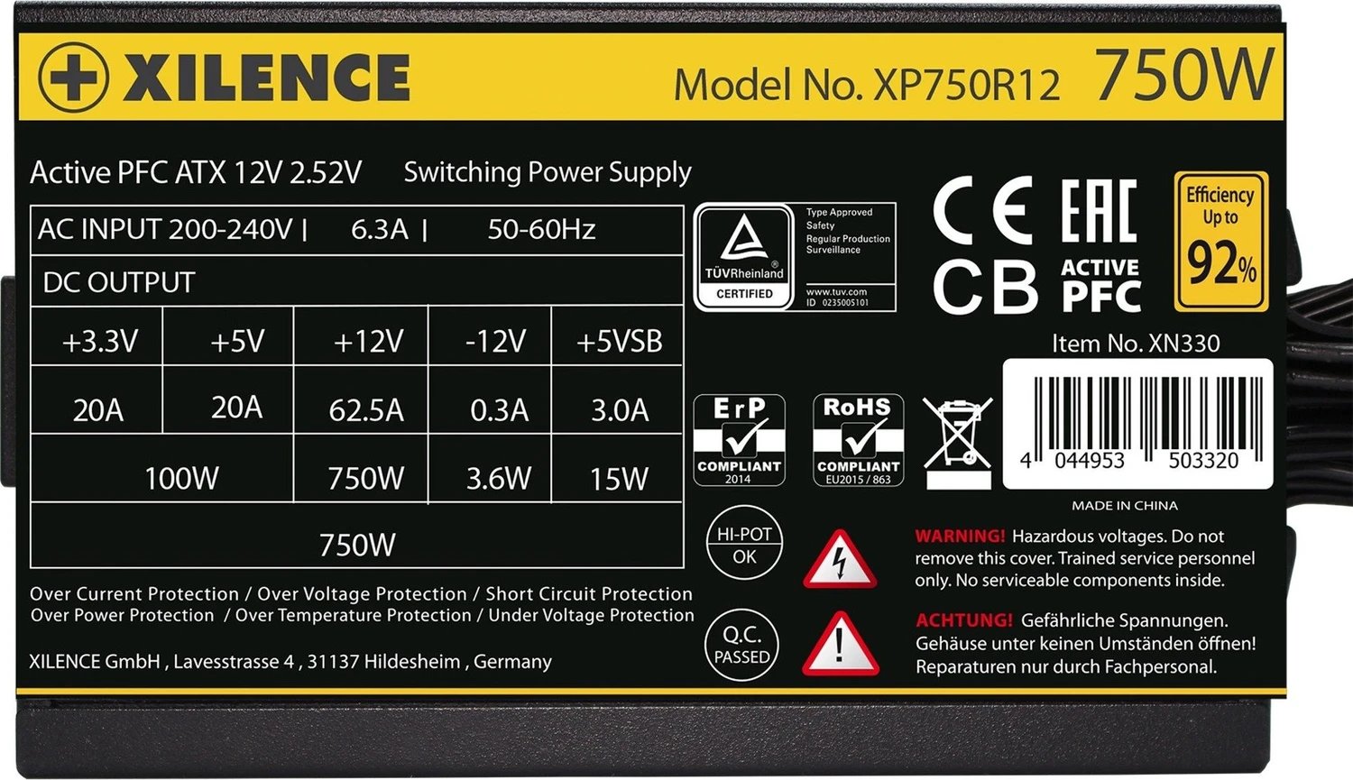Xilence Gaming Gold XP750R12 product image 2