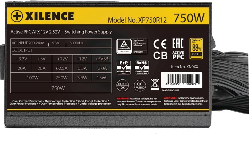 Xilence Gaming Gold XP750R12.ARGB product image 2
