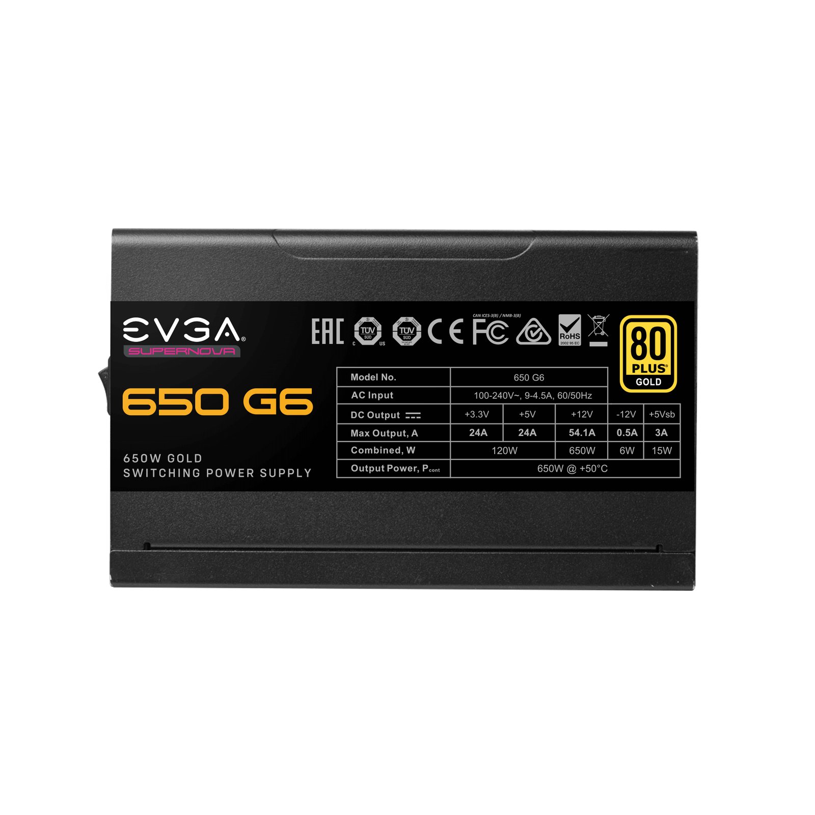 EVGA SuperNOVA 650 G6 ürün görseli 4