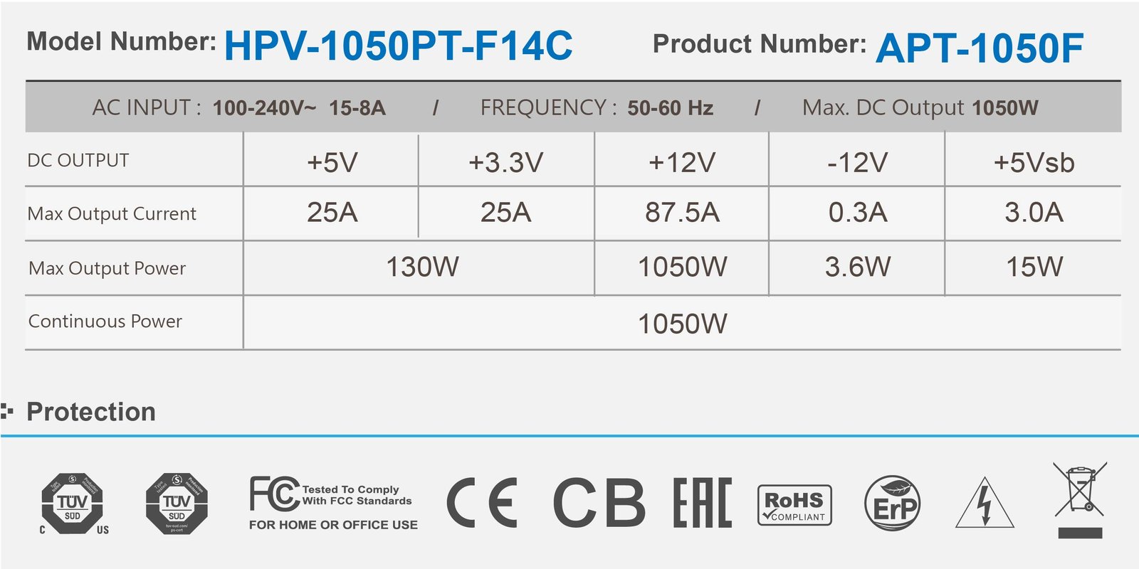 High Power APT-1050F ürün görseli 2