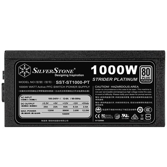 SilverStone Strider 1000 Platinum product image 2