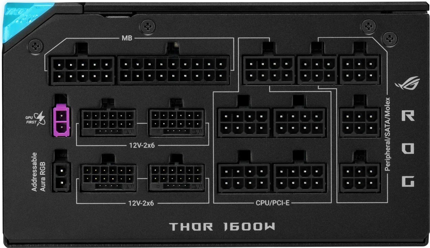 Asus ROG Thor Titanium III EVO 1600T3 product image 2