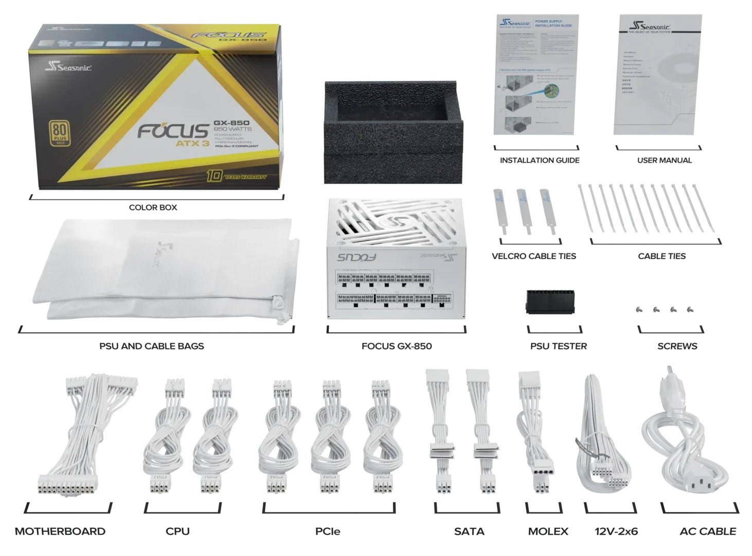 Seasonic Focus GX ATX 3 (2024) GX-850 product image 2