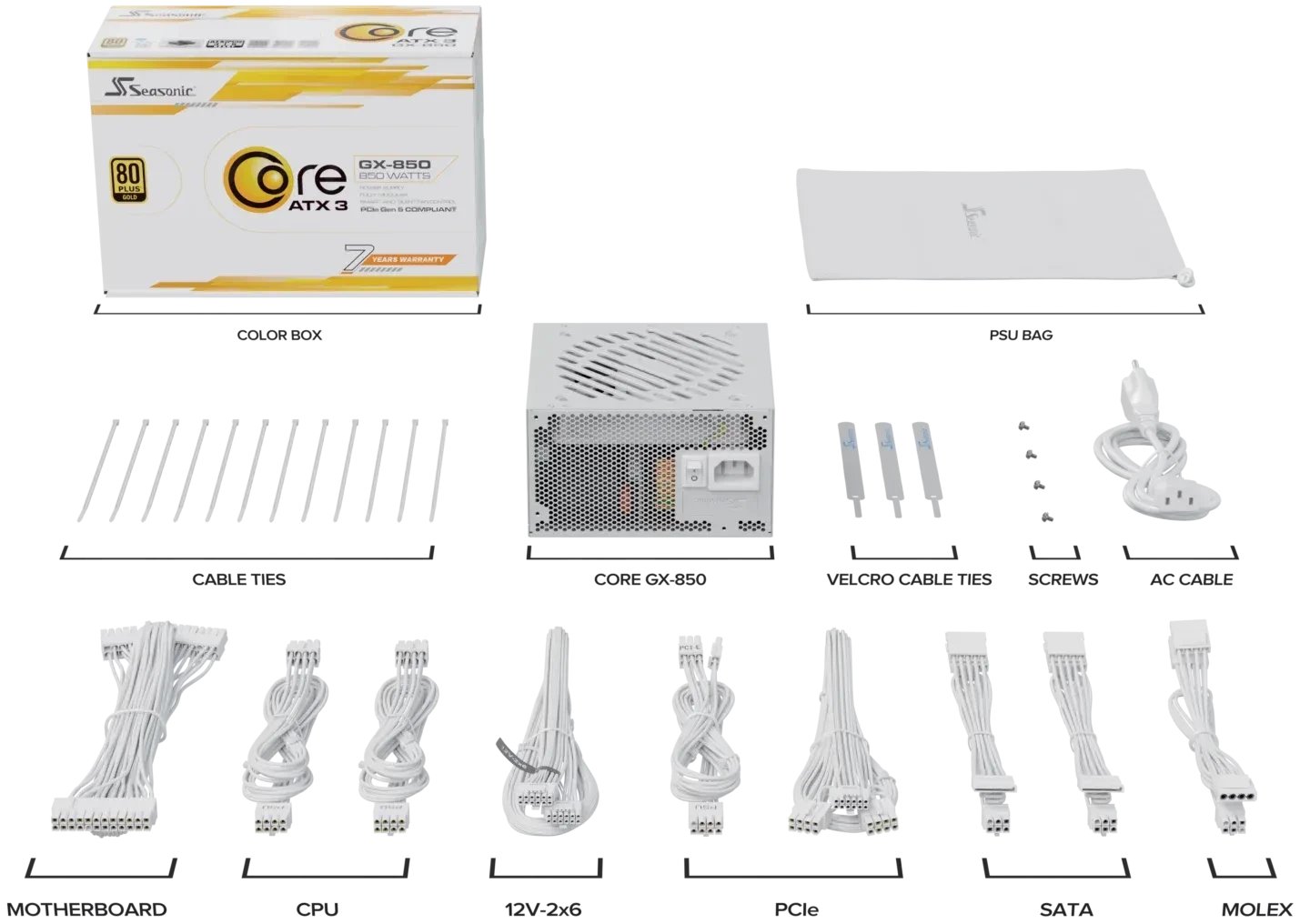 Seasonic Core GX ATX 3 (2024) GX-850 product image 2