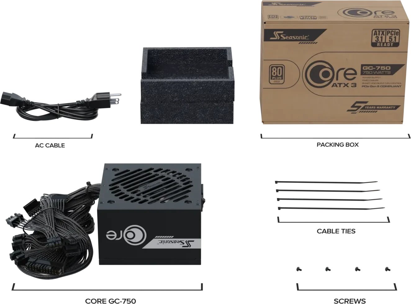 Seasonic Core GC-750 ürün görseli 2