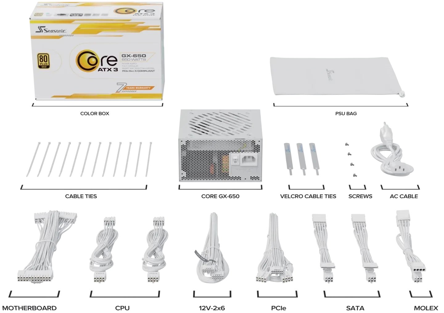 Seasonic Core GX ATX 3 (2024) GX-650 product image 2