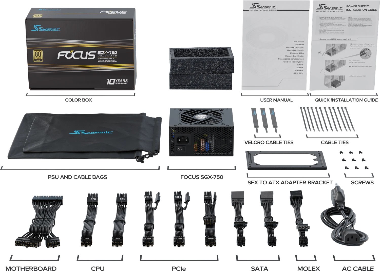 Seasonic Focus SGX 2021 Series SGX-750 ürün görseli 2