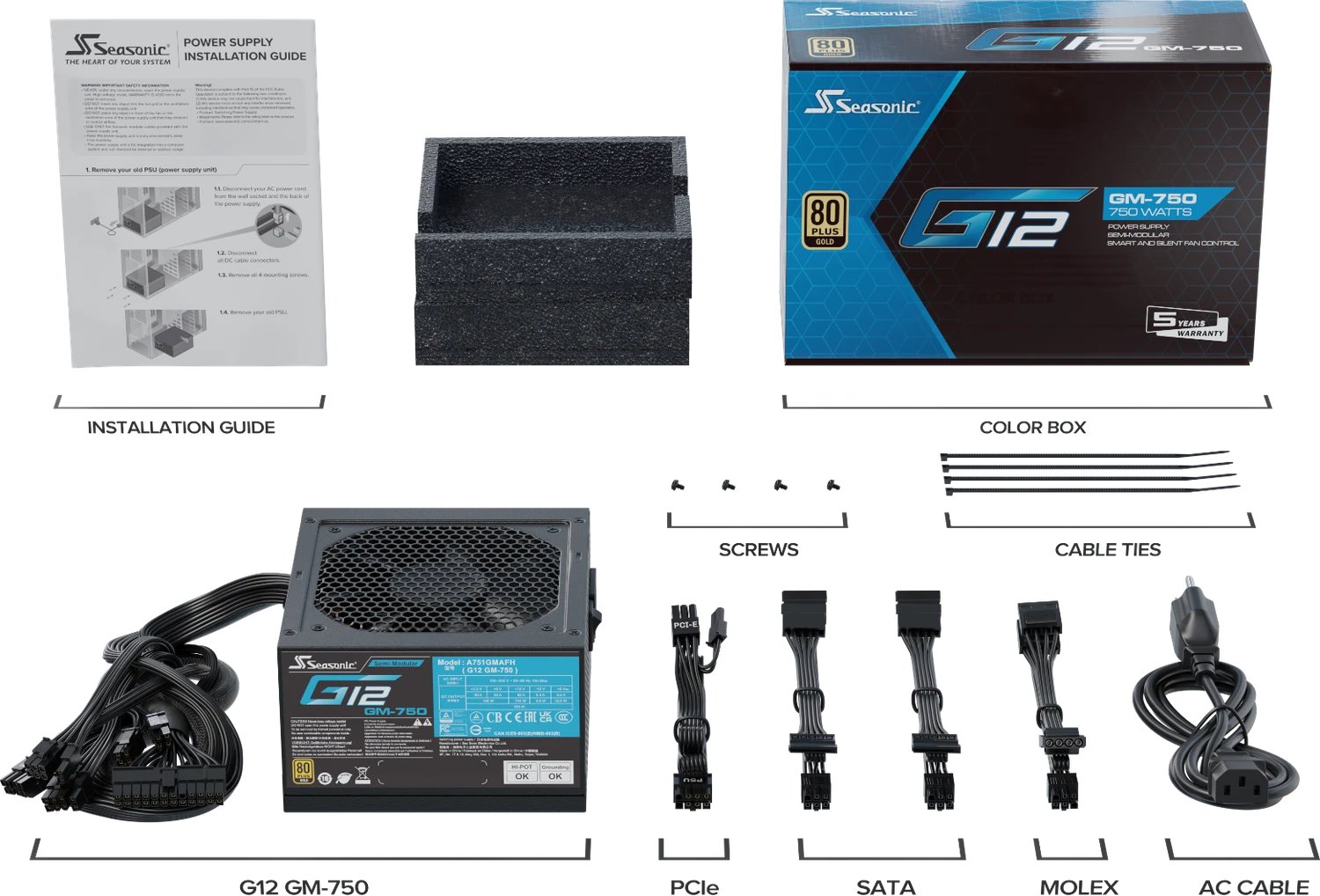 Seasonic G12 GM product image 2