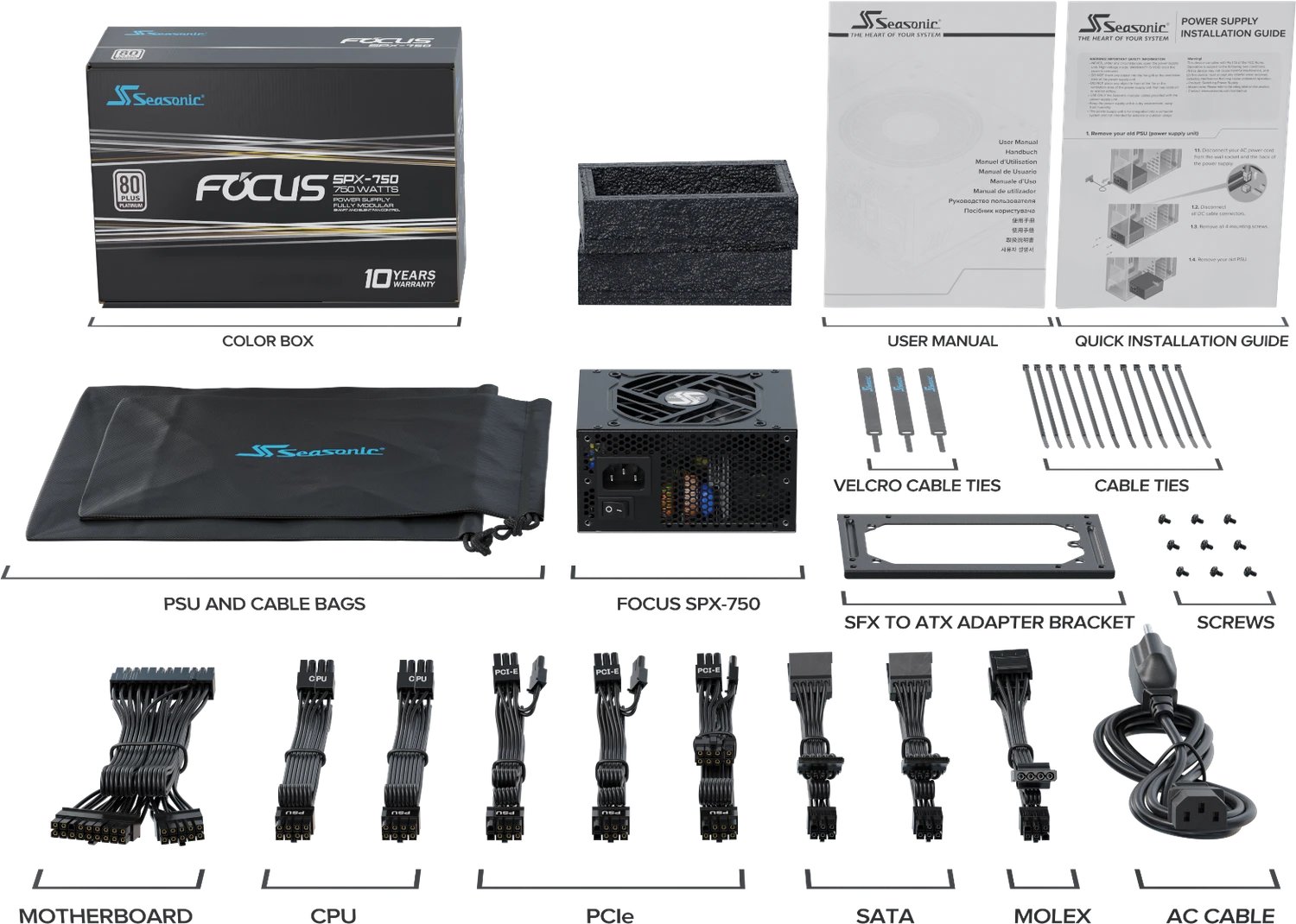 Seasonic Focus SPX 2021 Series SPX-750 product image 2