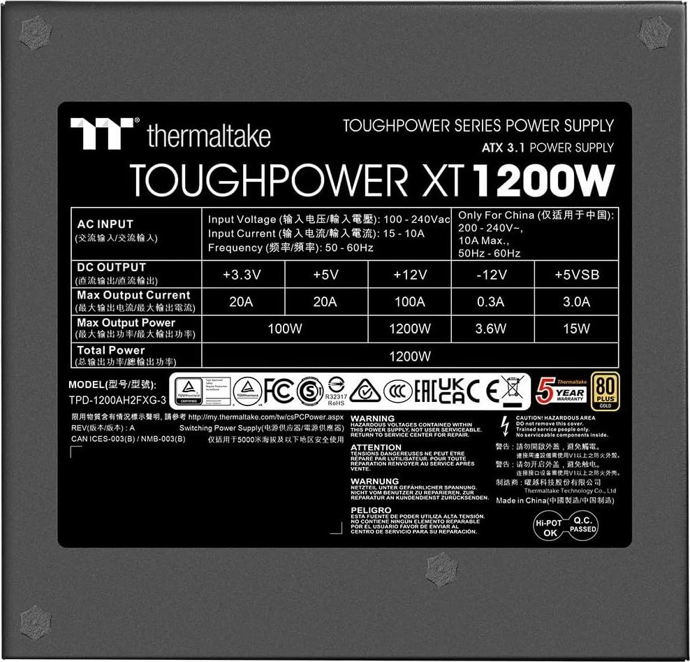 Thermaltake ToughPower XT ürün görseli 2