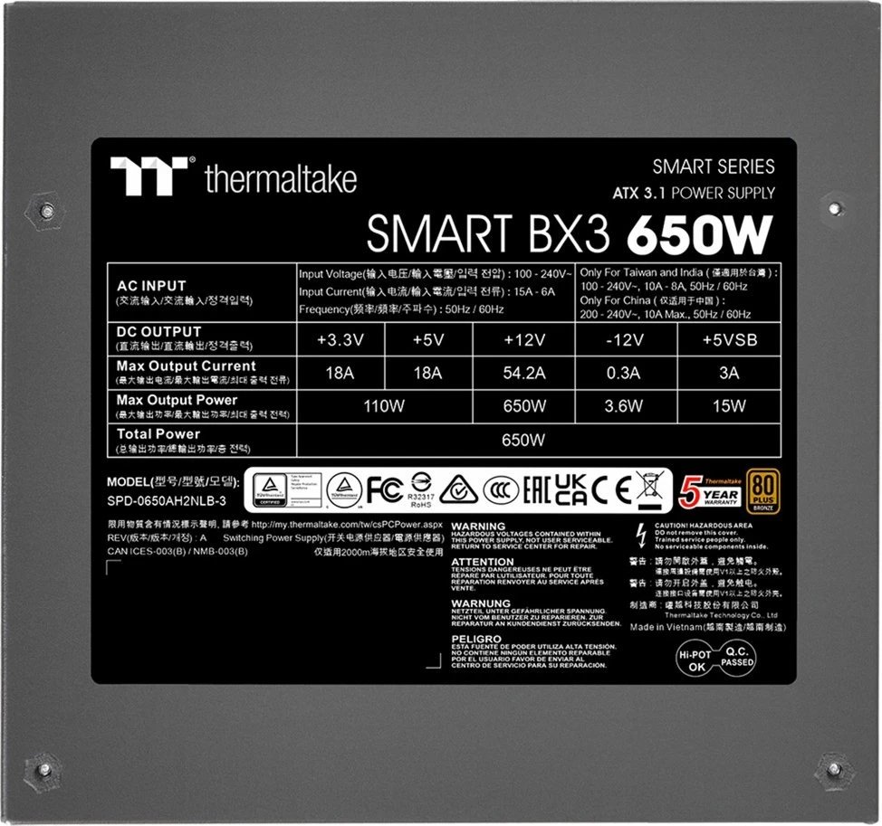 Thermaltake Smart BX3 product image 2