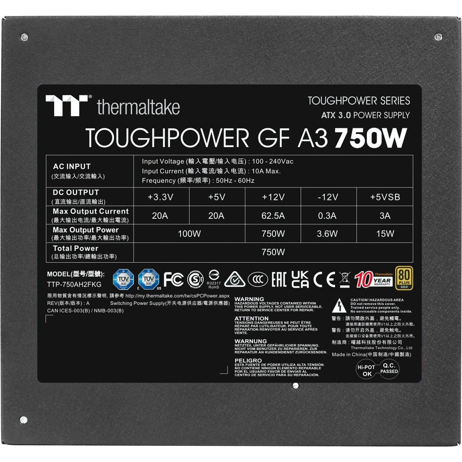 Thermaltake ToughPower GF A3 Gold ürün görseli 2