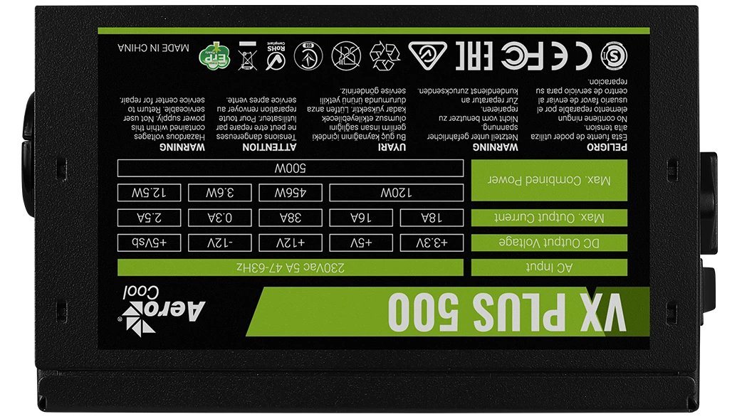 AeroCool VX-PLUS-500 product image 2