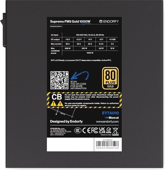 Endorfy Supremo FM5 Gold ürün görseli 2