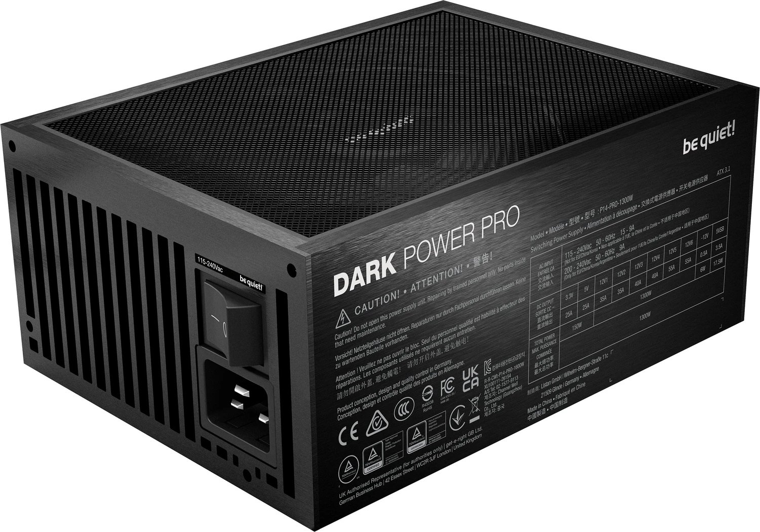 be quiet! Dark Power Pro 14 IO ürün görseli