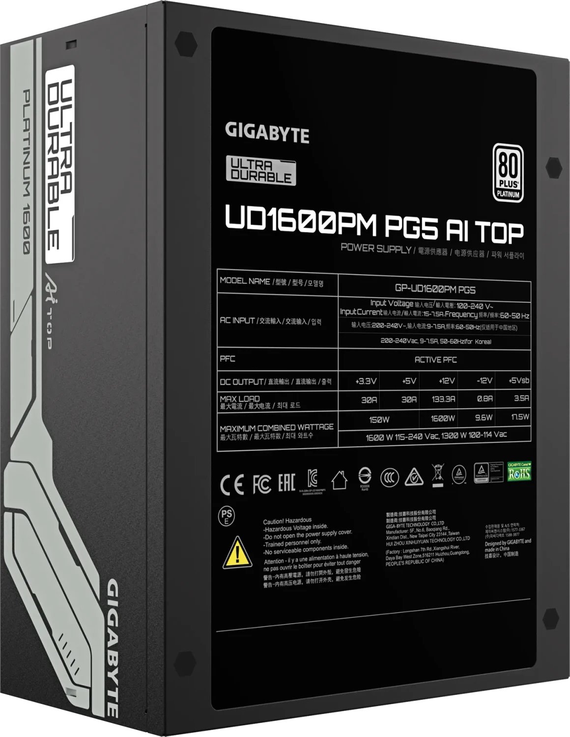 Gigabyte UD1600PM PG5 AI TOP product image 4