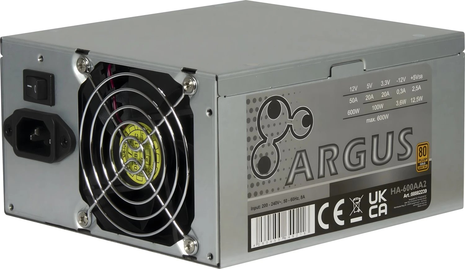 Inter-Tech Argus HA-600AA2 product image