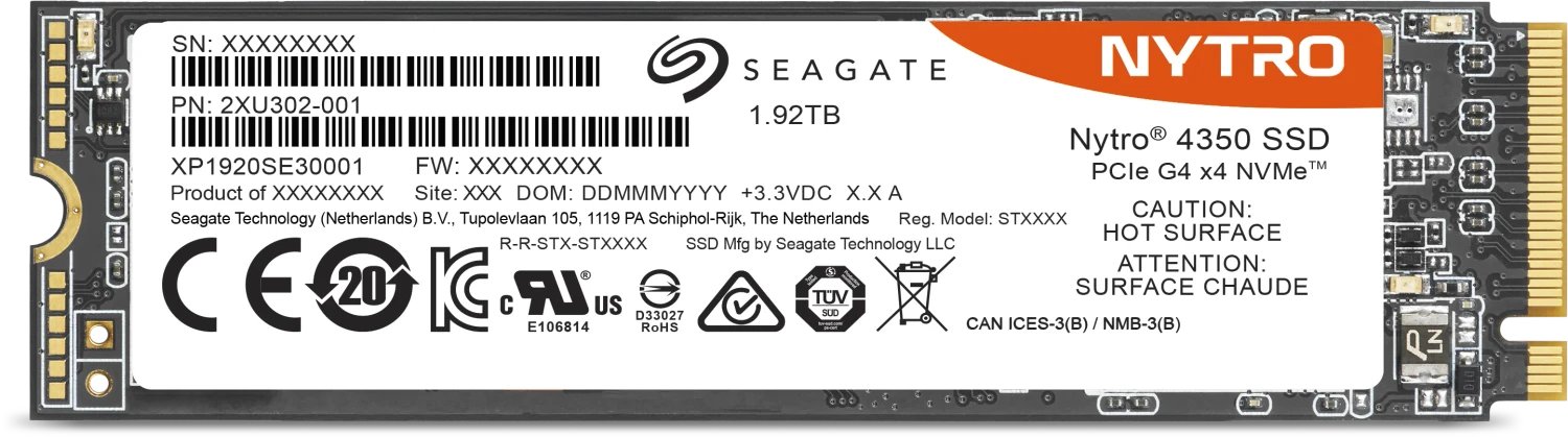 Seagate Nytro 4350 SSD 1.92TB product image