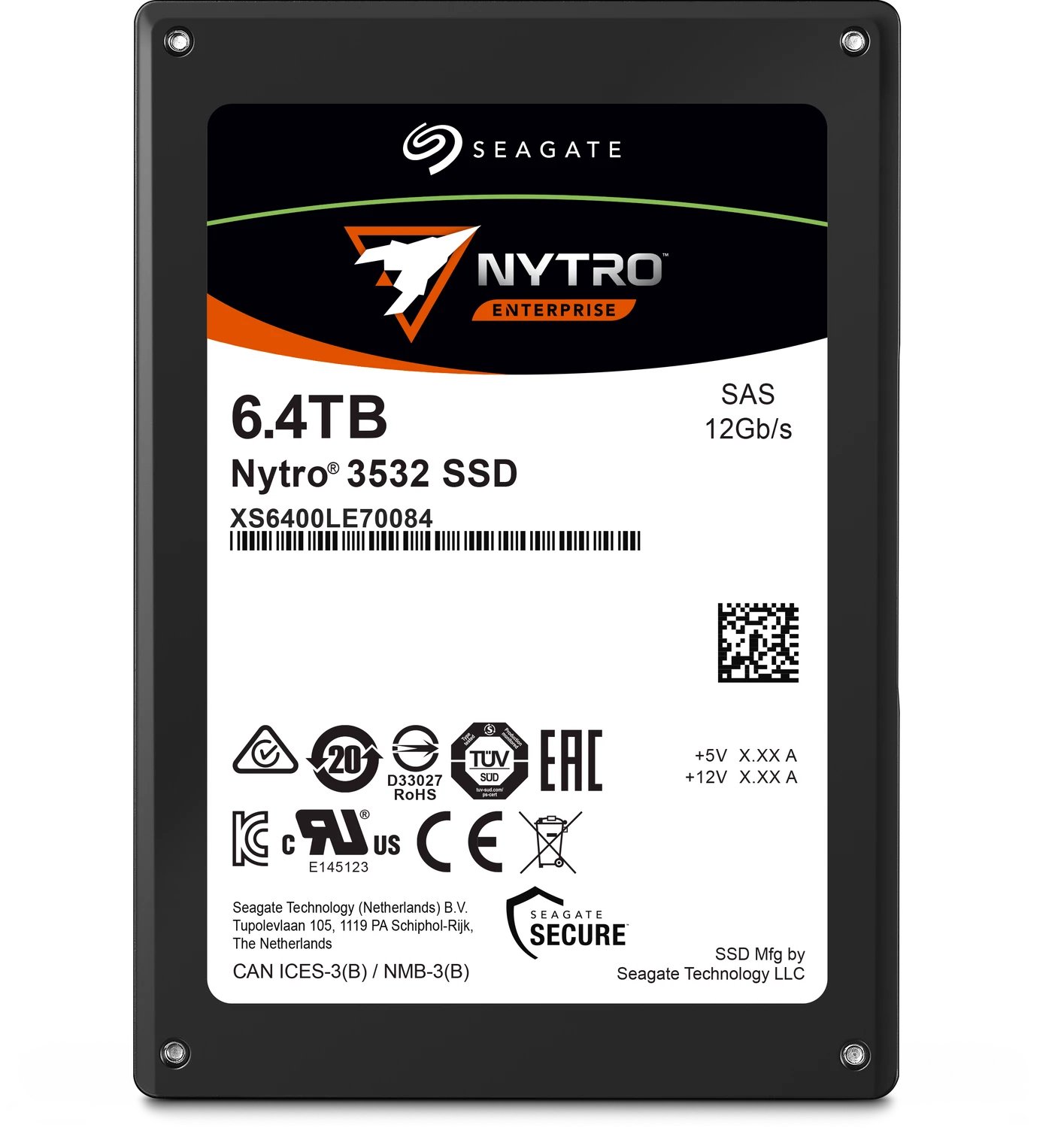 Seagate Nytro 3032 - 3DWPD 3532 Mixed Workloads 6.4TB ürün görseli