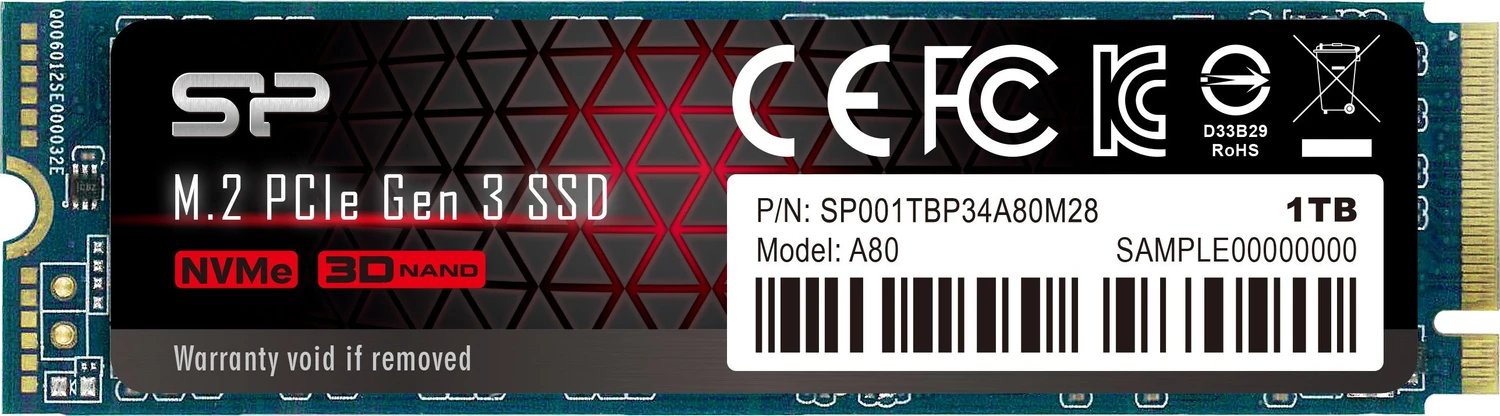 Silicon Power P34A80 1TB ürün görseli