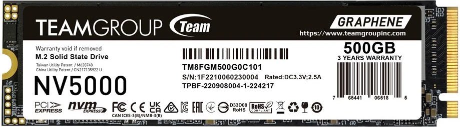 TeamGroup NV5000 500GB ürün görseli