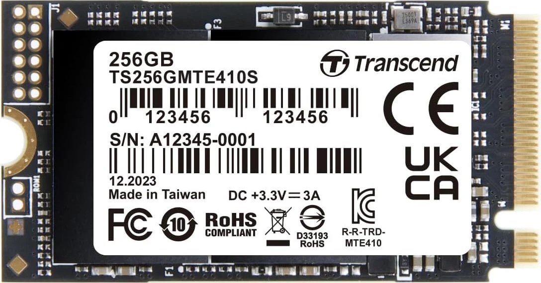 Transcend MTE410S SSD 256GB product image