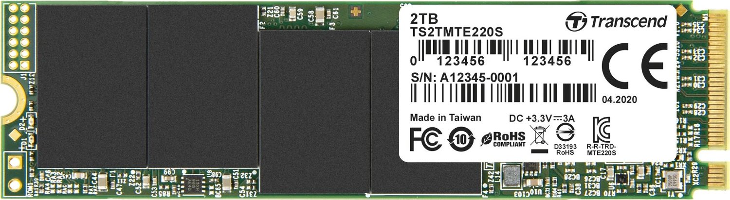 Transcend MTE220S SSD 2TB ürün görseli