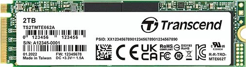 Transcend MTE662A SSD 2TB ürün görseli