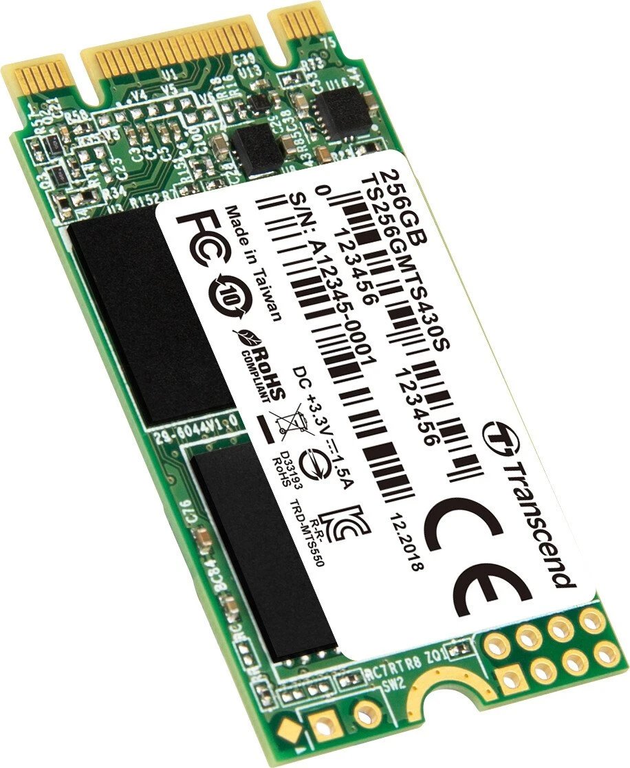 Transcend MTS430S SSD 256GB ürün görseli