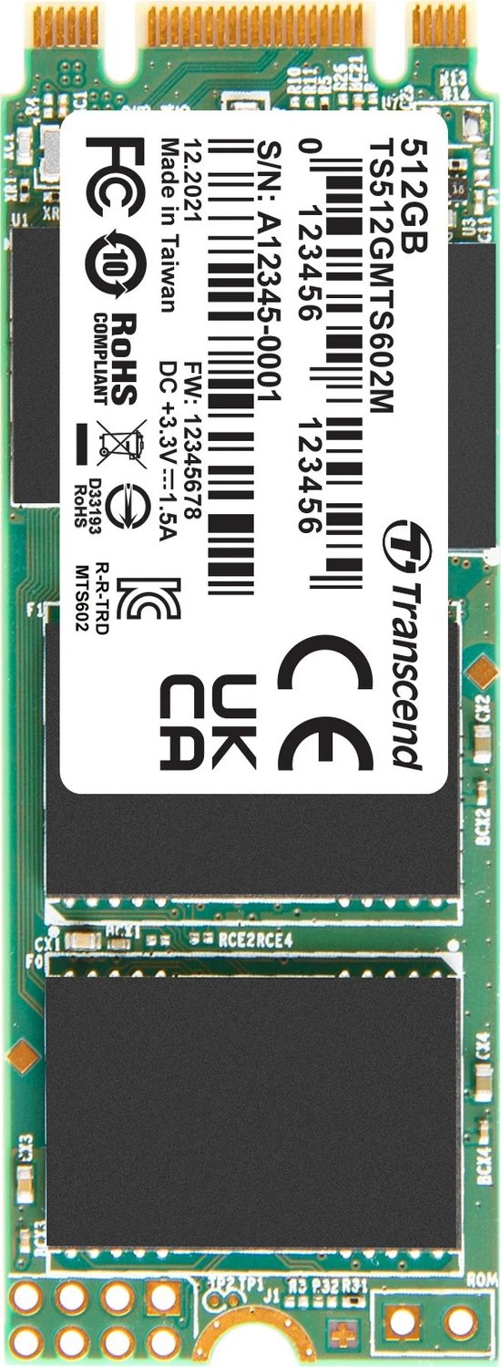 Transcend MTS602M SSD 512GB ürün görseli