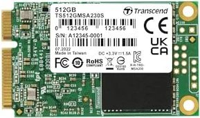 Transcend MSA230S 512GB ürün görseli