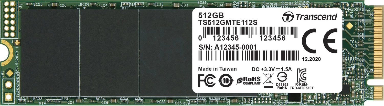 Transcend MTE112S SSD 512GB product image