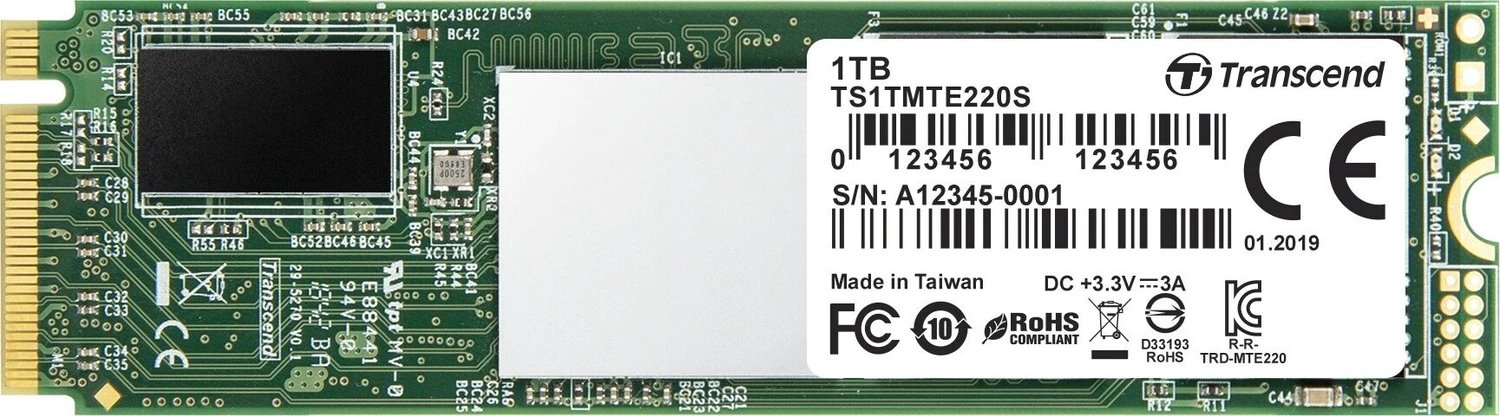 Transcend MTE220S SSD 1TB product image