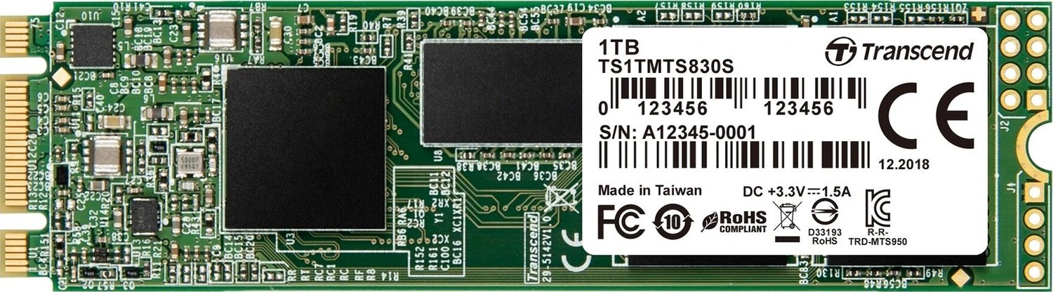 Transcend MTS830S SSD 1TB ürün görseli