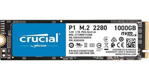 Crucial P1 1TB ürün görseli