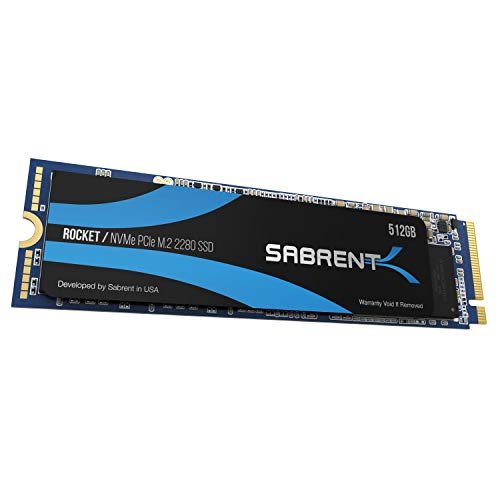 Sabrent Rocket NVMe 512GB ürün görseli